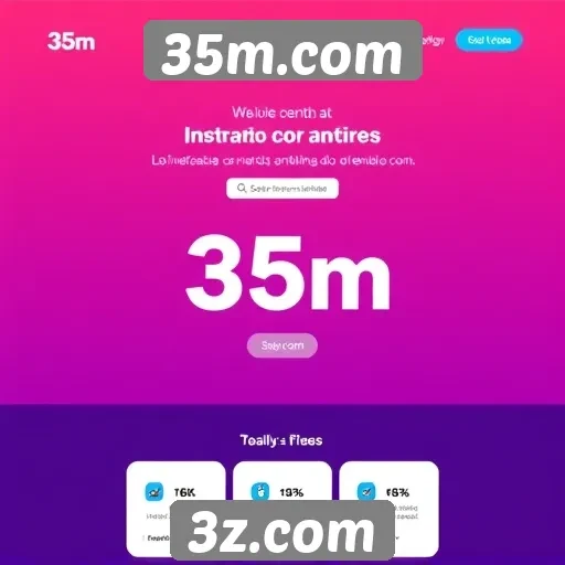 Interface do usuário do 35m.com é intuitiva